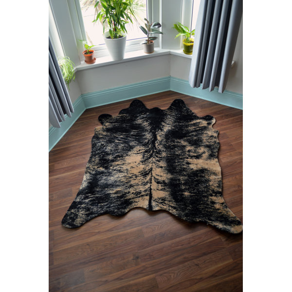 Gracie Oaks Large Faux Cowhide Rug Wayfair.co.uk